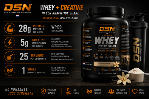 DSN Whey Protein + Creatine  | WPI90 – 1000g